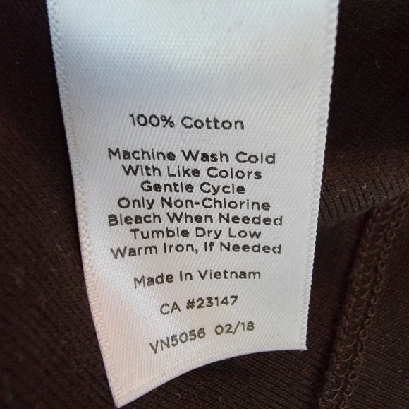 Talbots Black Crewneck TShirt Size M EUC - Picture 7 of 7